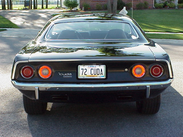 1972 Cuda rear
