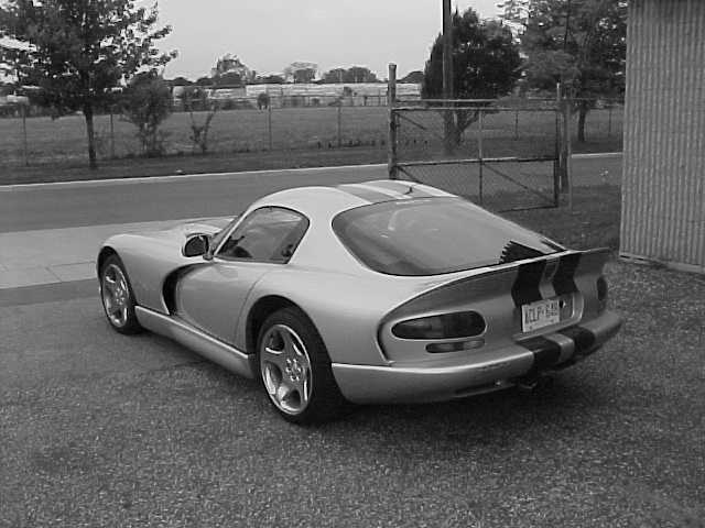 1999 Viper GTS Coupe - Silver/Blue Stripes - 2000 Mi. - $64,500